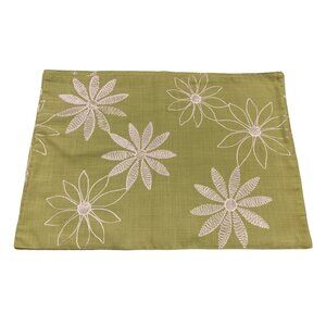 Green Floral Kitchen Linen
